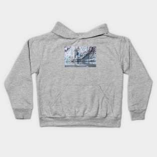 USA. Alaska. Glacier. Close Up. Kids Hoodie